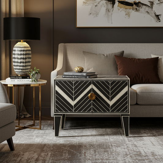 Luxury Bone Inlay or Mother of Pearl Furniture