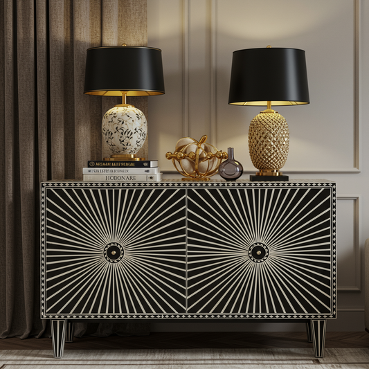 Luxury Bone Inlay or Mother of Pearl Furniture