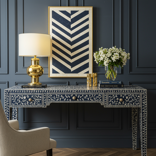 Luxury Bone Inlay or Mother of Pearl Furniture