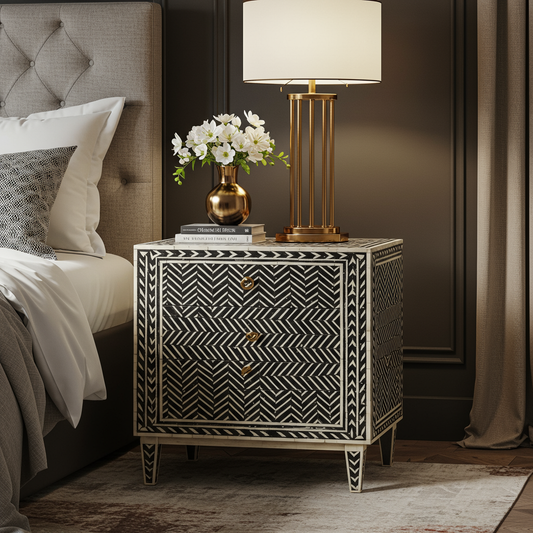 Luxury Bone Inlay or Mother of Pearl Furniture
