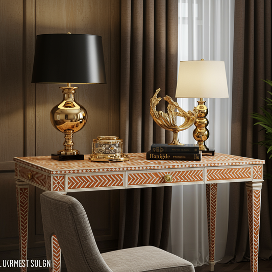 Luxury Bone Inlay or Mother of Pearl Furniture