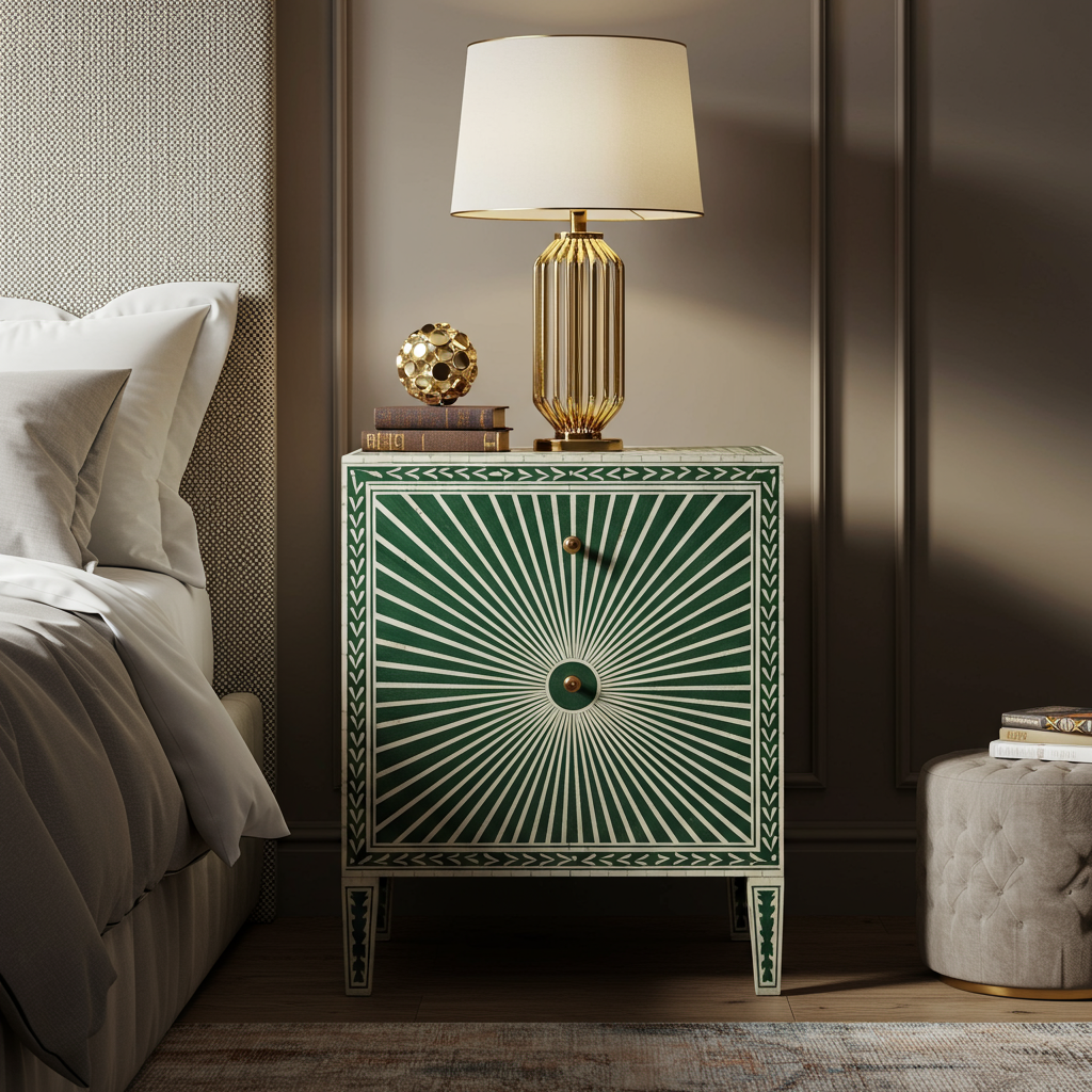 Luxury Bone Inlay or Mother of Pearl Furniture