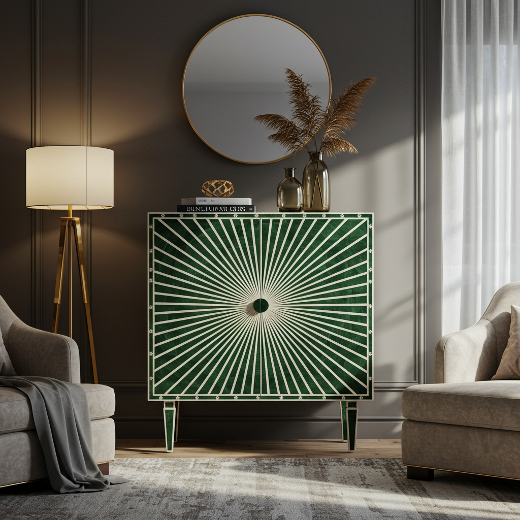 Luxury Bone Inlay or Mother of Pearl Furniture