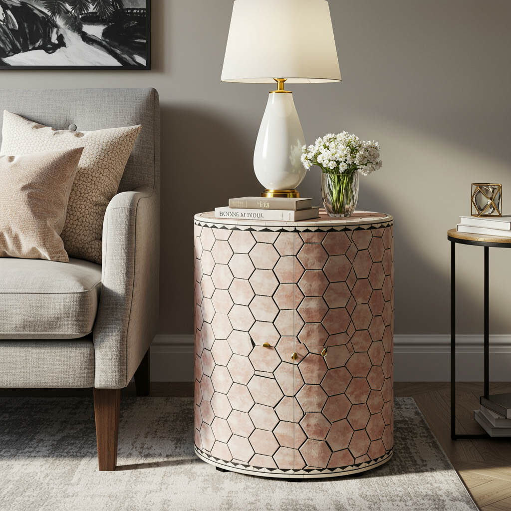 Luxury Bone Inlay or Mother of Pearl Furniture