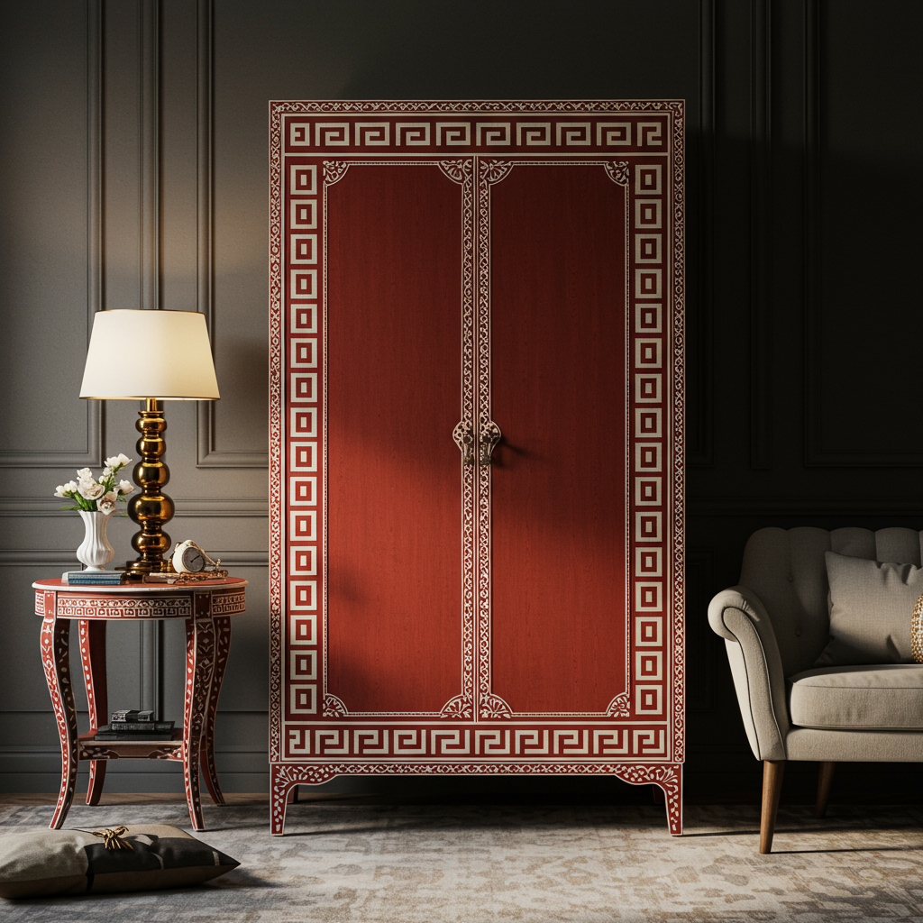 Luxury Bone Inlay or Mother of Pearl Furniture