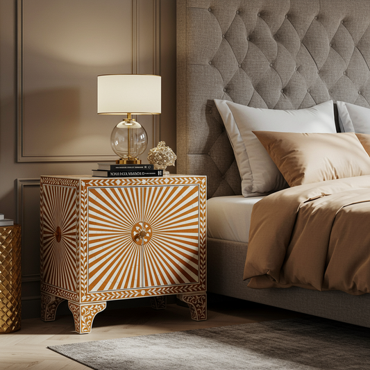 Luxury Bone Inlay or Mother of Pearl Furniture