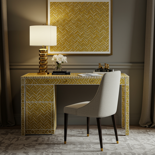 Luxury Bone Inlay or Mother of Pearl Furniture