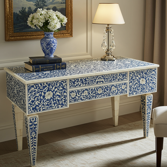Luxury Bone Inlay or Mother of Pearl Furniture