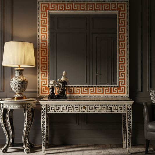 Luxury Bone Inlay or Mother of Pearl Furniture