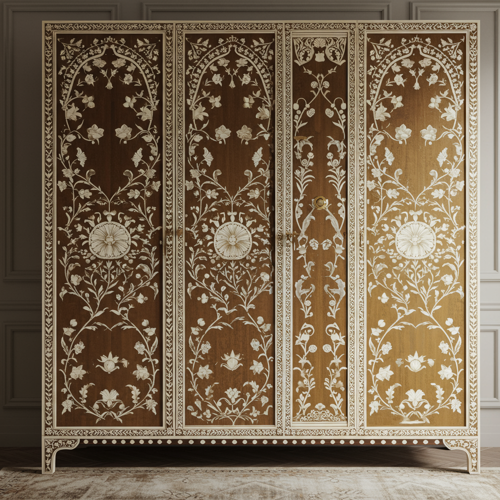 Luxury Bone Inlay or Mother of Pearl Furniture