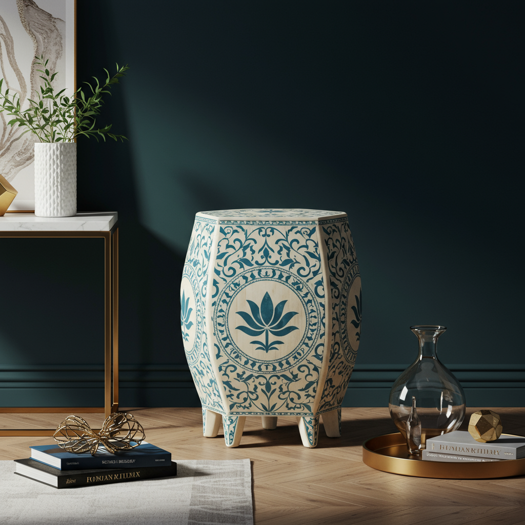 Luxury Bone Inlay or Mother of Pearl Furniture