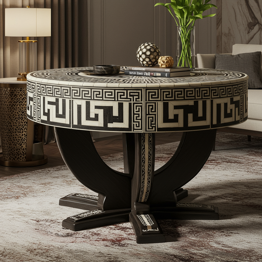 Luxury Bone Inlay or Mother of Pearl Furniture