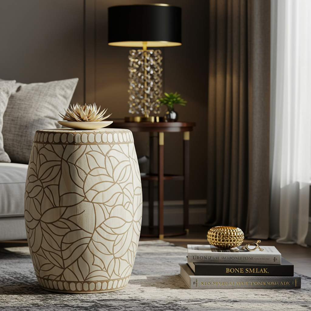 Luxury Bone Inlay or Mother of Pearl Furniture