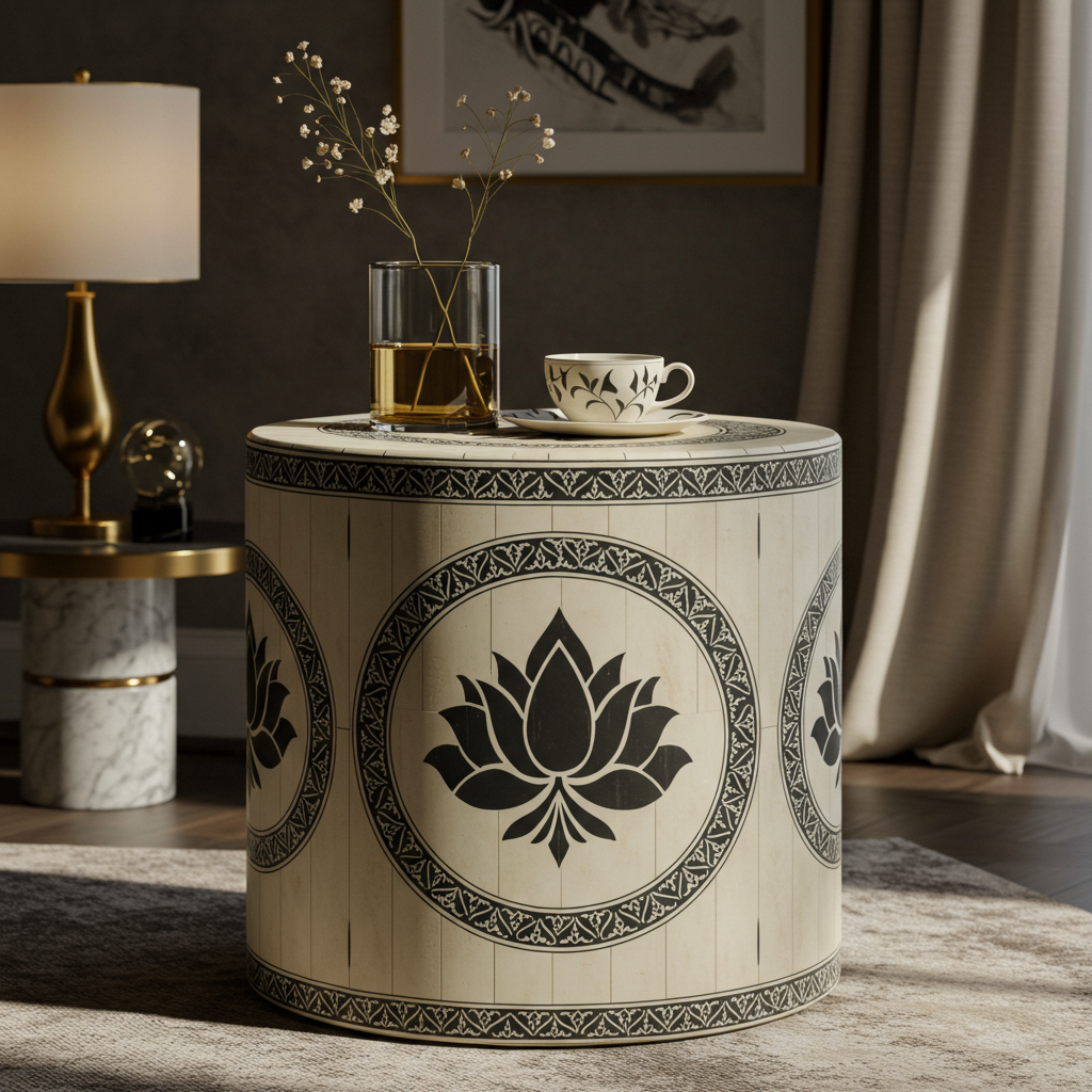 Luxury Bone Inlay or Mother of Pearl Furniture