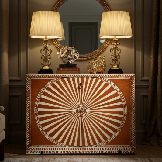 Luxury Bone Inlay or Mother of Pearl Furniture