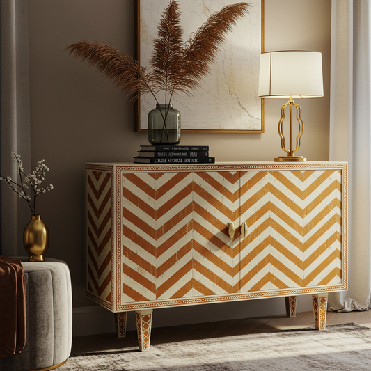 Luxury Bone Inlay or Mother of Pearl Furniture