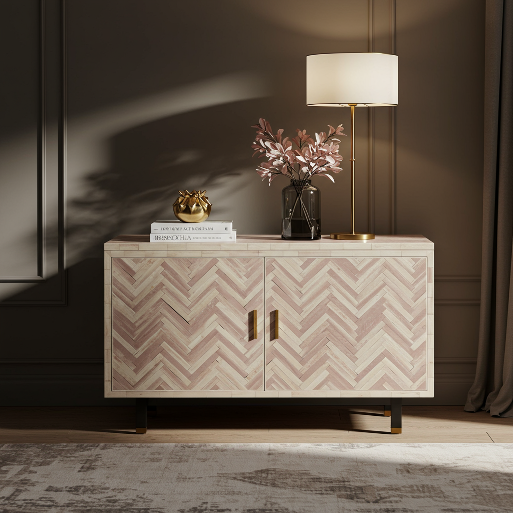 Luxury Bone Inlay or Mother of Pearl Furniture