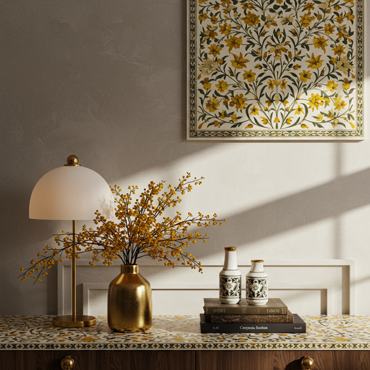 Luxury Bone Inlay or Mother of Pearl Furniture