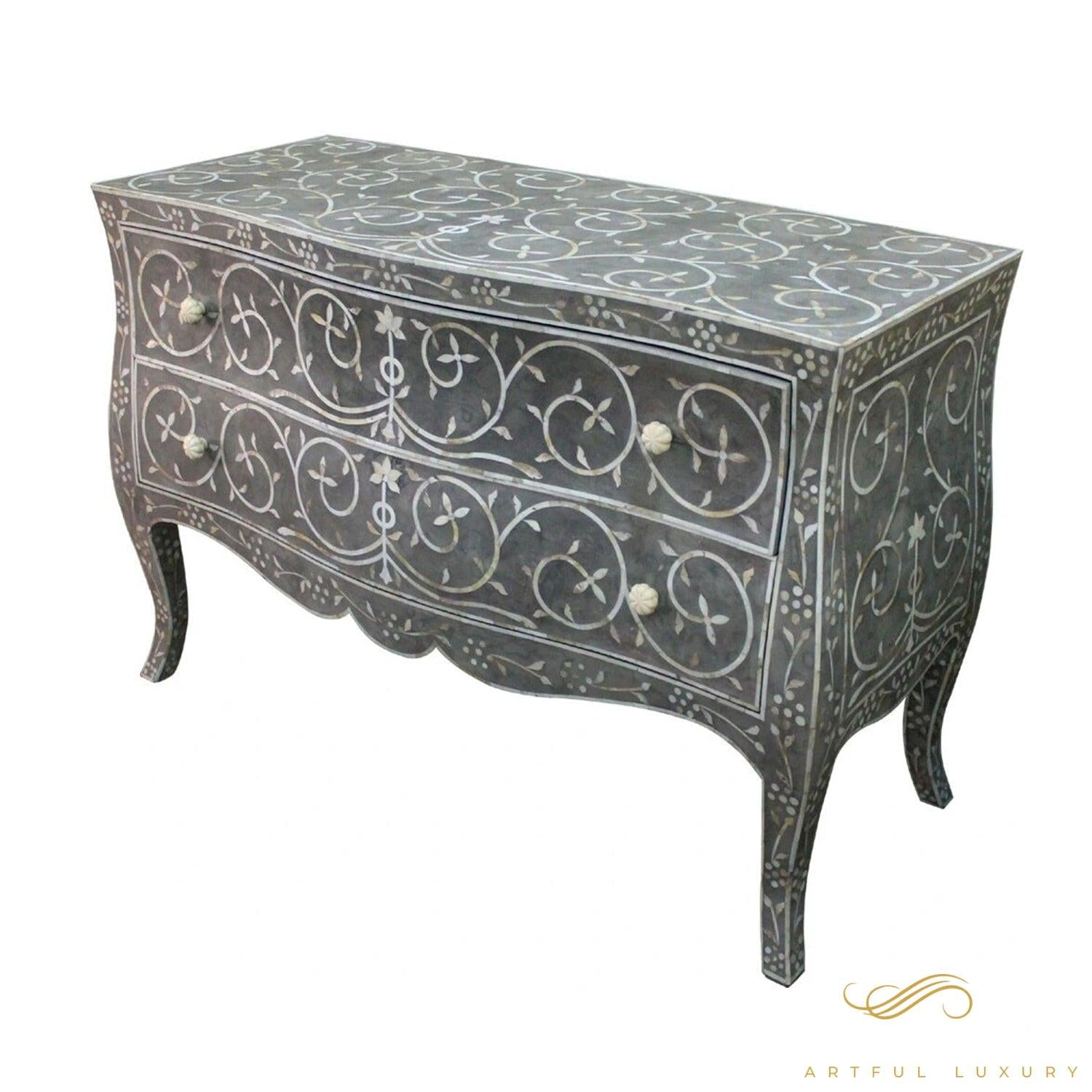 Luxury Bone Inlay dressers | Luxury Handmade Dresser