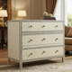 Decorative Bone Inlay 3-Drawer Dresser Chest | Luxury Handmade Chest of Drawer