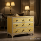 Elegant Sunburst Design Wooden Chest of Drawers | Luxury Handmade Chest of Drawer