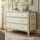 Elegant Bone Inlay 3-Drawer Dresser | Luxury Handmade Chest of Drawer