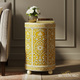 Elegant Hand-Painted Decorative Cabinet | Luxury Handmade Side Table