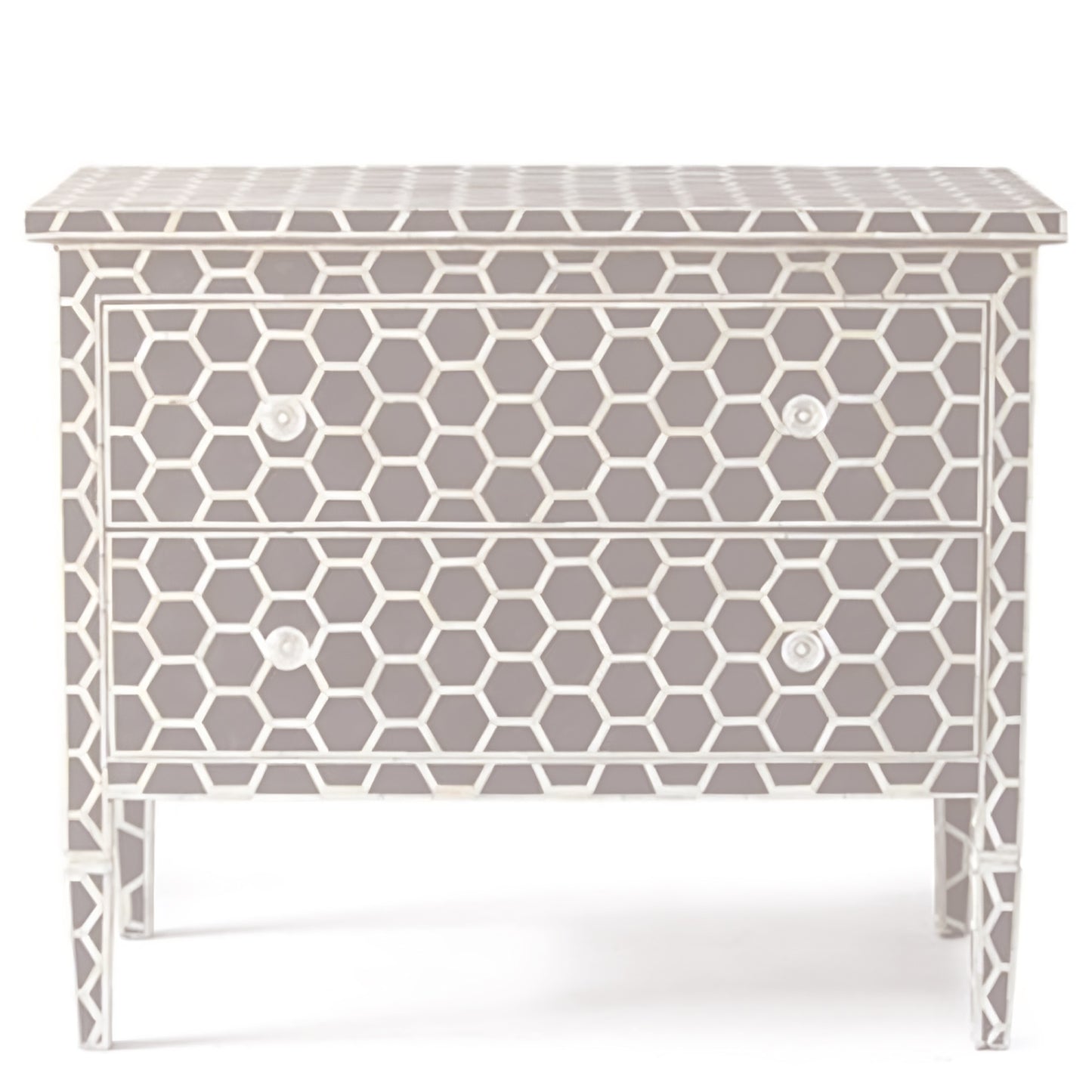 Black Bone Inlay Chest of Drawer Sideboard dresser