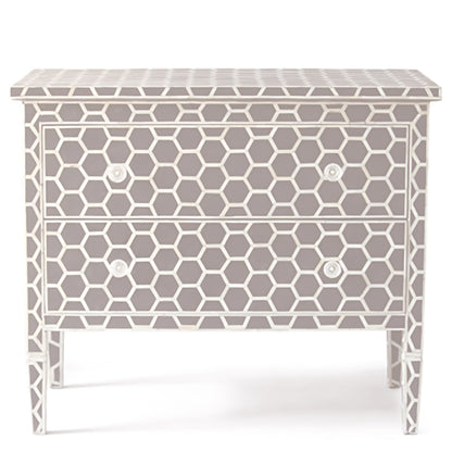 Black Bone Inlay Chest of Drawer Sideboard dresser