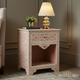 Hand-Painted Floral Pattern Bedside Table | Luxury Handmade Bedside Table