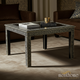 Elegant Black and Gold Greek Key Coffee Table | Luxury Handmade Coffee Table