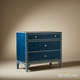 Elegant Blue Wooden Chest of Drawers | Luxury Handmade Chest of Drawer
