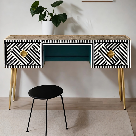 Bone Inlay Desk Optical Design