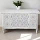 Bone Inlay Sideboard Snow In Grey