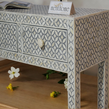Bone inlay Geometric Desk