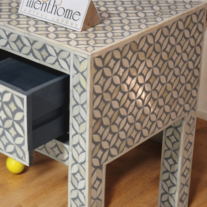 Bone inlay Geometric Desk