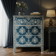 Hand Painted Blue Vintage Chest of Drawers | Luxury Handmade Dresser