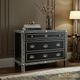 Black Lotus Inlay Wooden Chest of Drawers | Luxury Handmade Chest of Drawer
