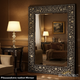 Elegant Floral Inlay Large Full-Length Mirror | Luxury Handmade Mirror