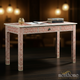 Handcrafted Inlaid Bone Wooden Desk | Luxury Handmade Desk