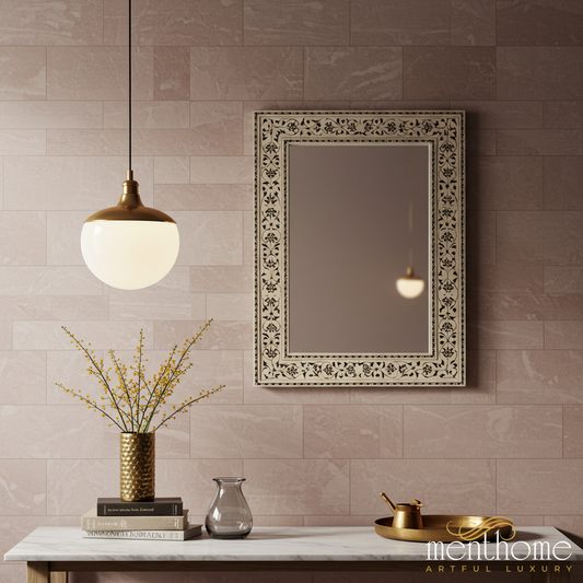 Elegant Vintage Decorative Mirror | Luxury Handmade Mirror