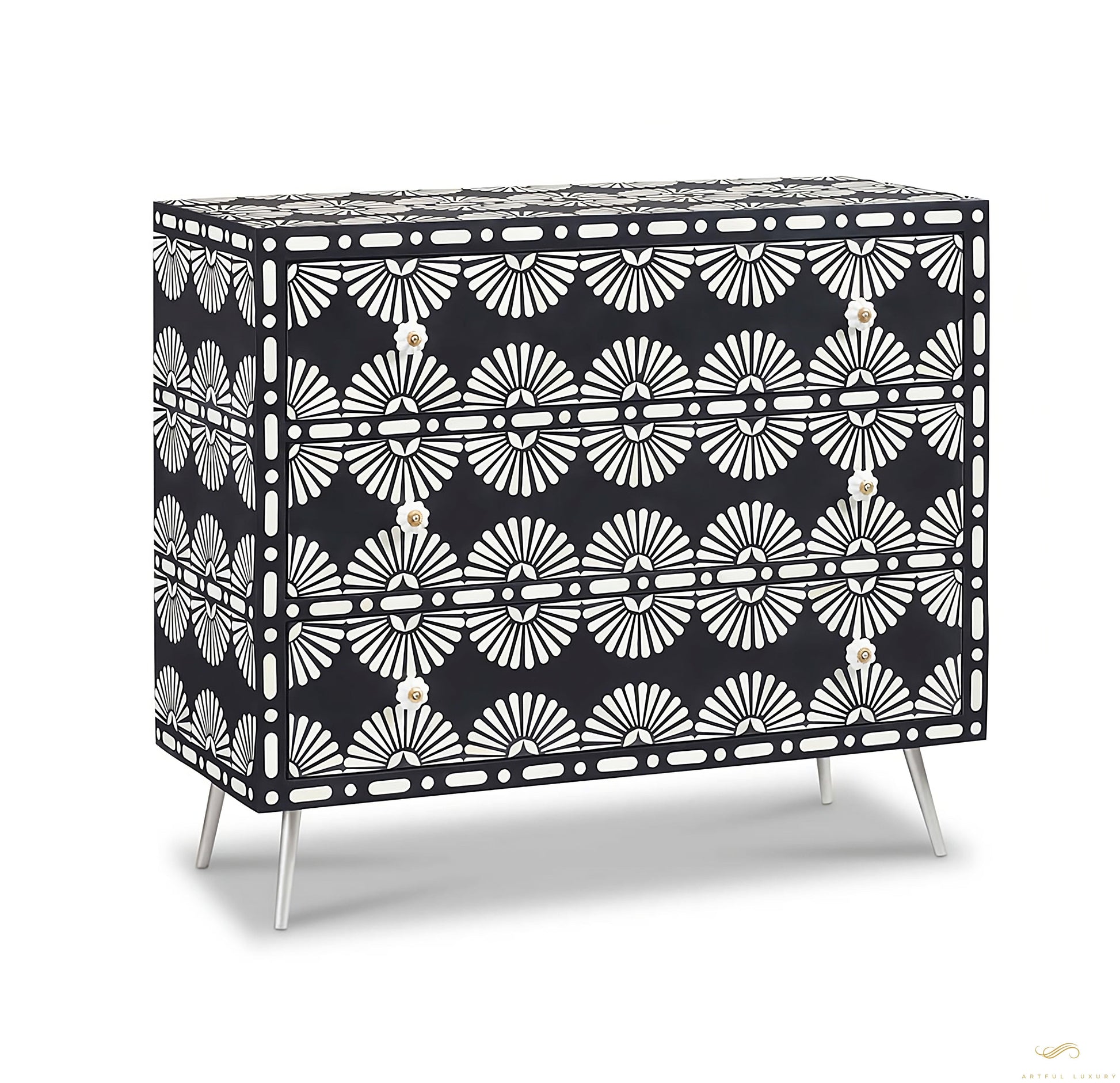 Handmade BONE-INLAY dresserS | Luxury Handmade Dresser