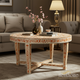 Handcrafted Floral Round Coffee Table | Luxury Handmade Coffee Table