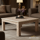 Handcrafted Bone Inlay Wooden Coffee Table | Luxury Handmade Coffee Table