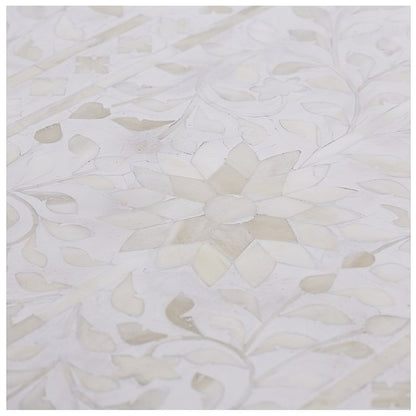 Mother of Pearl Dresser White 4 Drawers