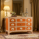 Hand-Painted Floral Wooden Chest of Drawers | Luxury Handmade Dresser