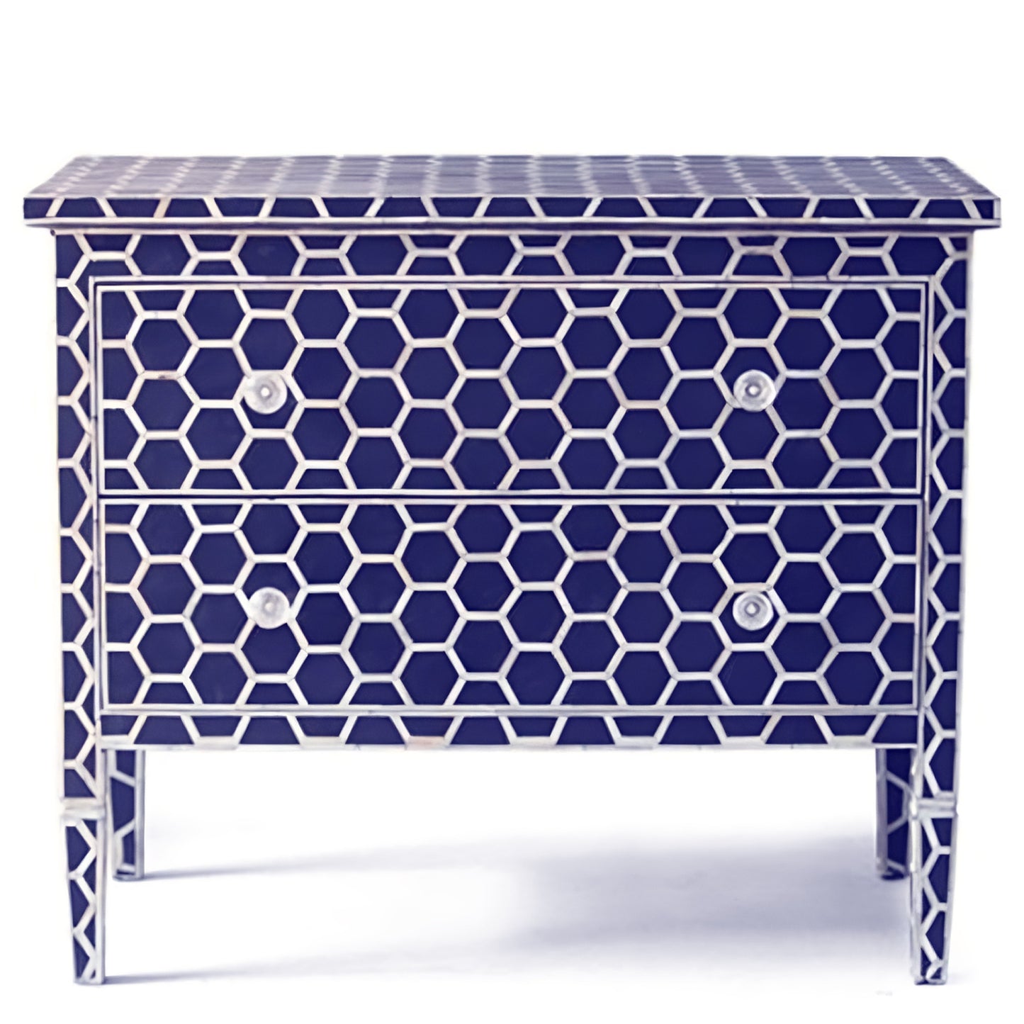 Black Bone Inlay Chest of Drawer Sideboard dresser
