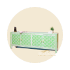 Moroccan wooden Inlay 6 drawers dresser | Luxury Handmade Dresser