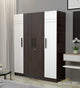 Ozone 4 Door Wardrobe in Maple Finish | Luxury Handmade Wardrobe