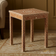 Intricately Hand-Painted Floral Pattern Side Table | Luxury Handmade Side Table